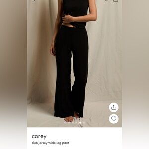 NEW PerfectWhiteTee Corey Pant in Black